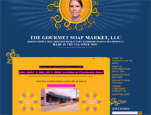 Tablet Screenshot of gourmetsoapmarket.com